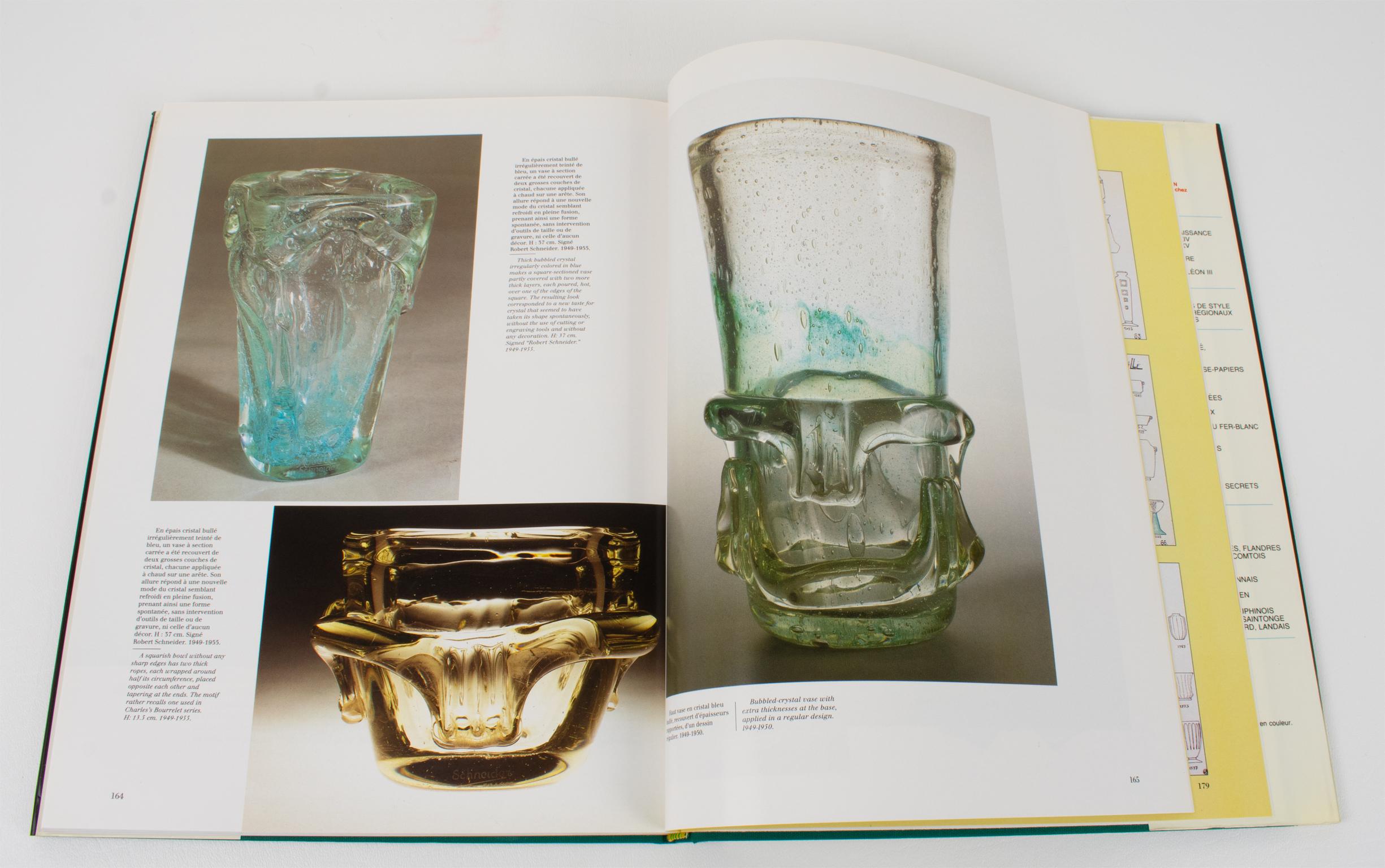 Schneider Glass, livre français-anglais d'Edith Mannoni, 1992 en vente 3