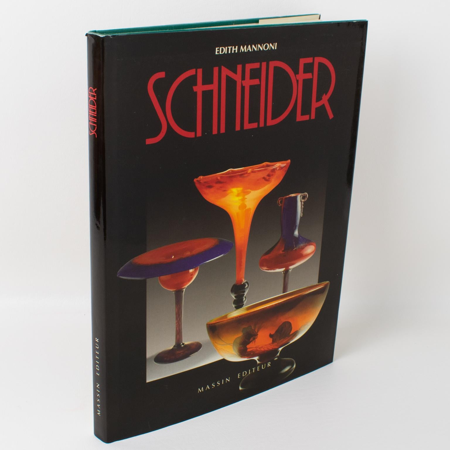 Schneider, French and English Book by Edith Mannoni, 1992.
This book traces the factory's history and presents a hundred reproductions of original plates and sketches from the 1920s. Covering the Art Nouveau and Art Deco periods, this book relates