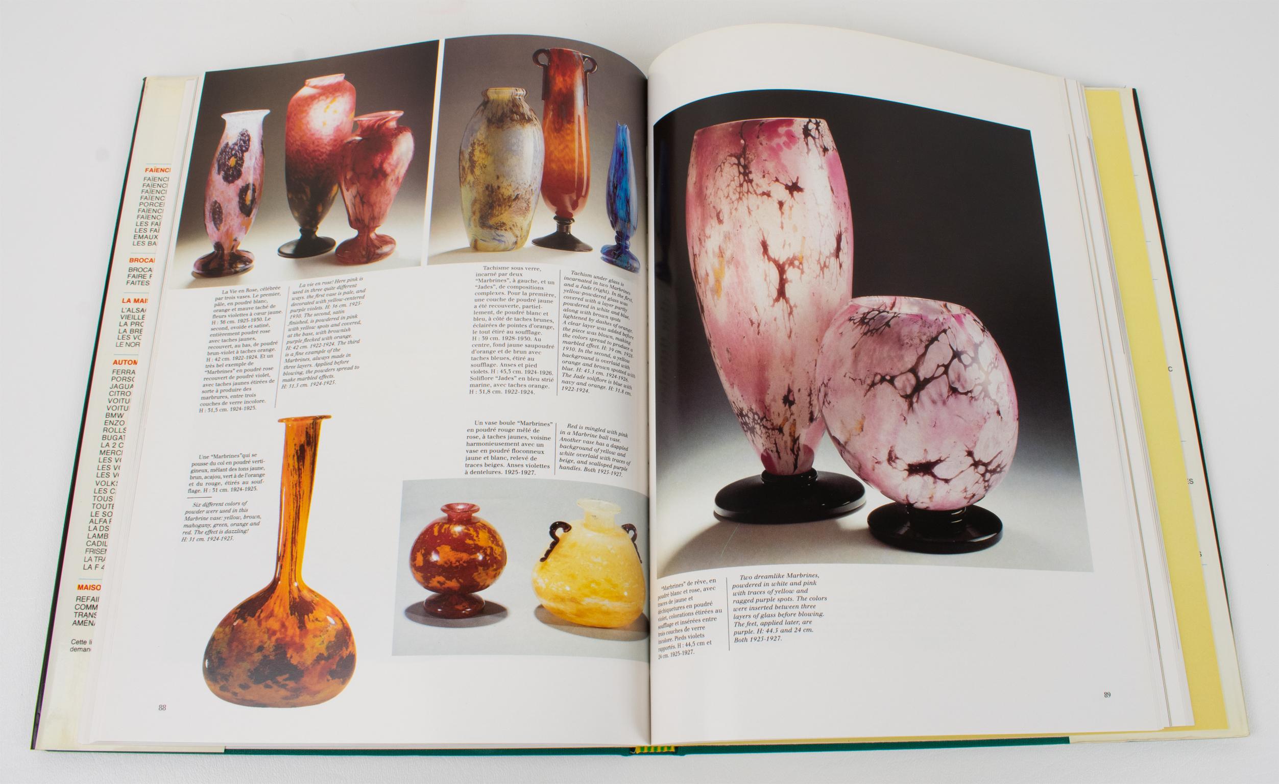 Late 20th Century Schneider Glass, French-English Book by Edith Mannoni, 1992 For Sale