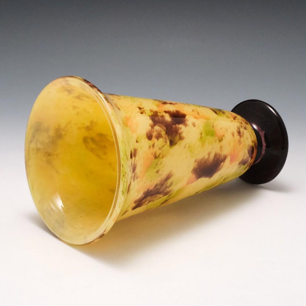 Schneider, Le Verre Francais Cameo Glass Vase 1928 at 1stDibs