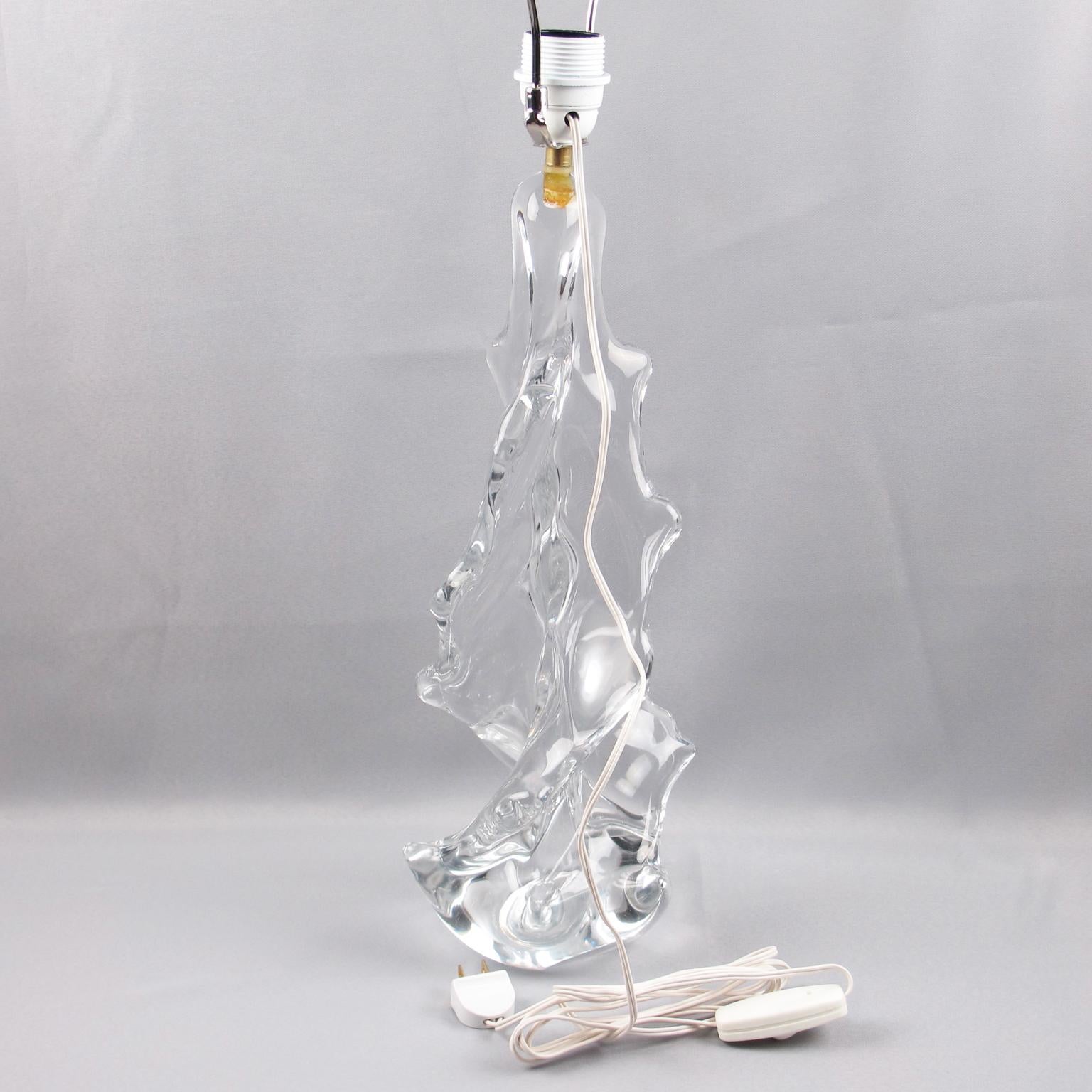 Schneider Modernist Crystal Table Lamp im Angebot 2