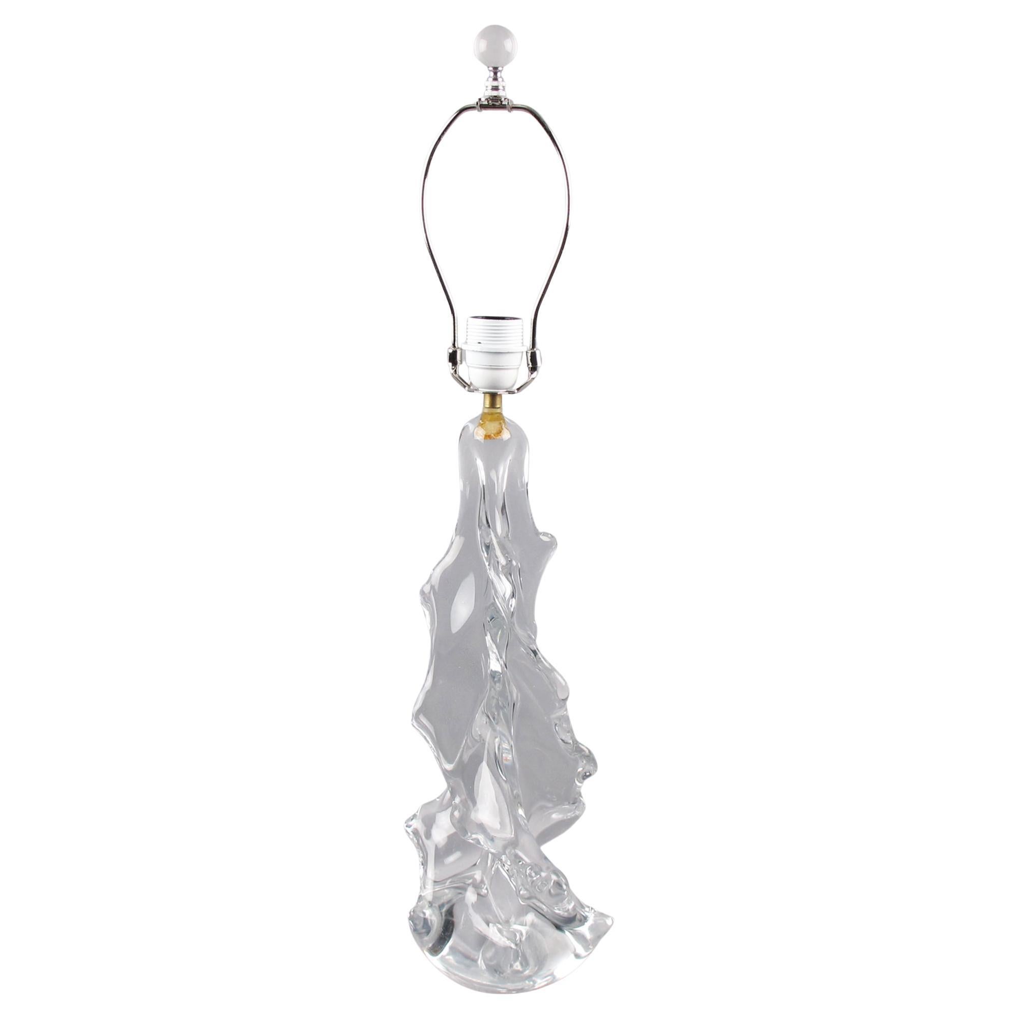 Schneider Modernist Crystal Table Lamp im Angebot