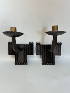Schneider Pair of Art Deco Wall Lights