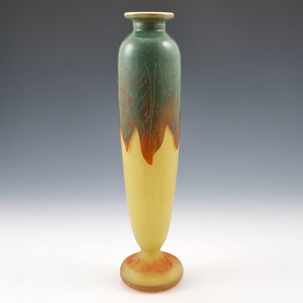 Heading : An early Schneider Verre Francais vase
Date : 1918-1921 . This carries the 