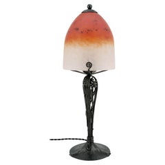 Lampada da tavolo francese Art Deco di Schneider & VOUTIER, 1920