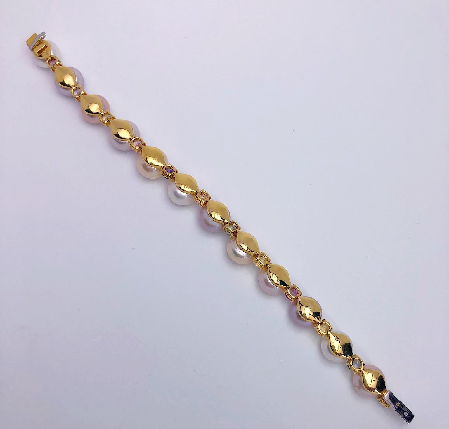multicolor pearl bracelet