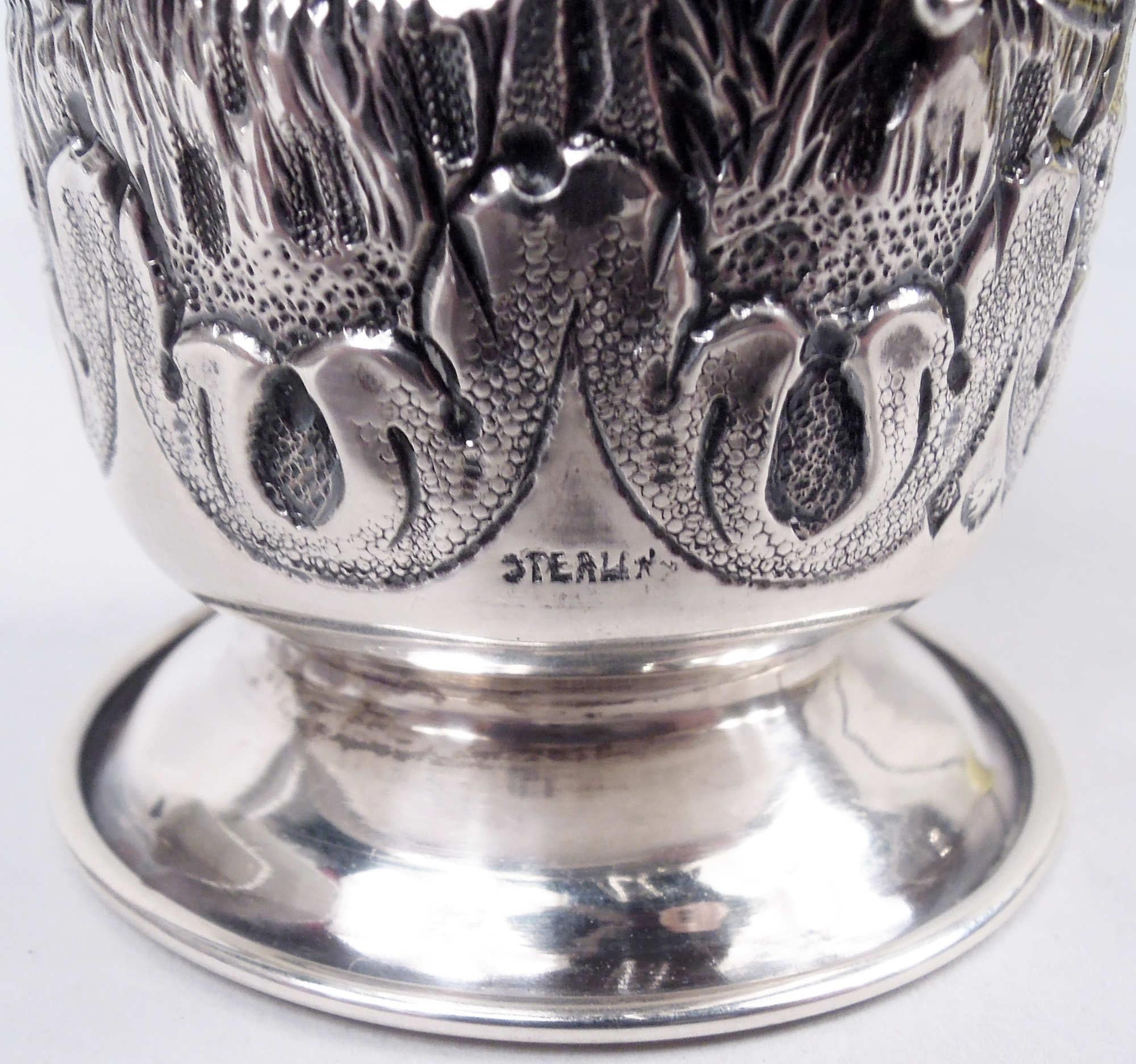 Schofield Baltimore Architectural Demitasse Holders with Lenox Cups (Porte-demitasses architecturaux Schofield Baltimore avec tasses Lenox) en vente 3