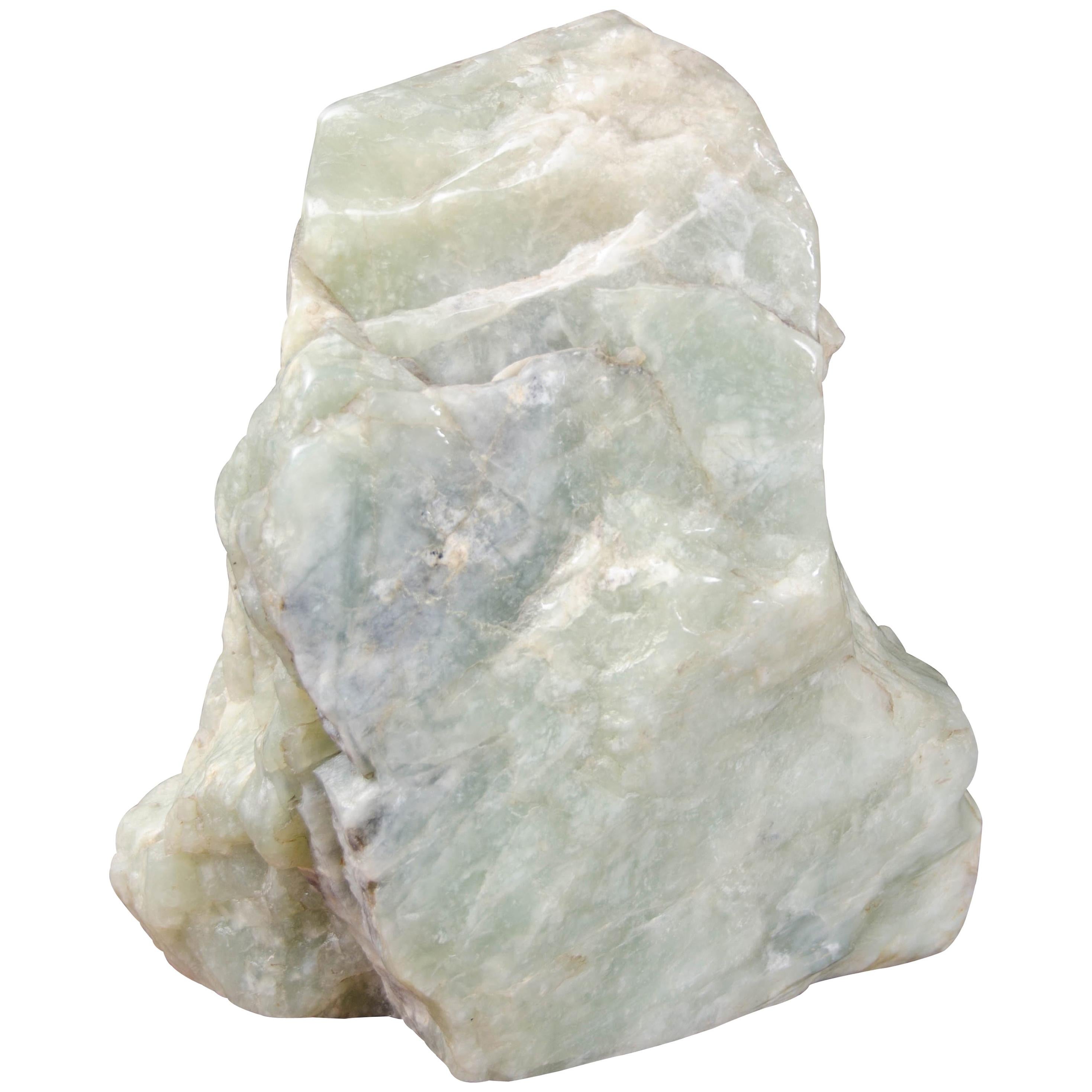Scholar Rock, giada di nefrite di Robert Kuo, intagliata a mano, edizione limitata