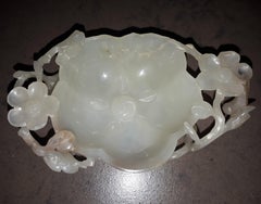 Scholar's jade brush washer, China 18th century