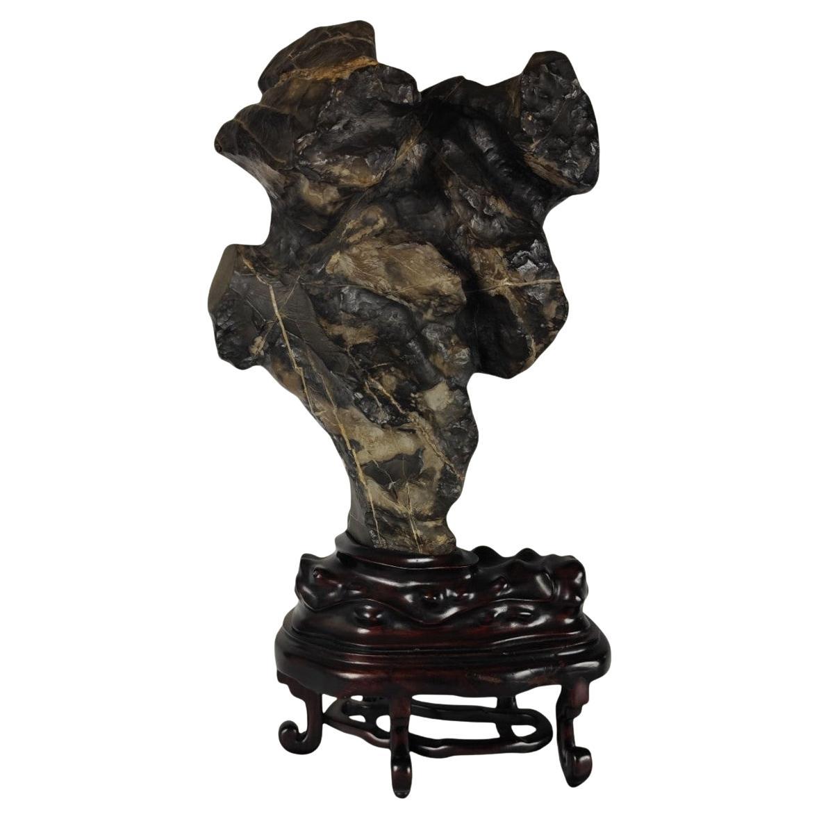 Scholar's Stone / “Scholar's Rock” Lingbi (灵璧石), China, Qing Dynasty