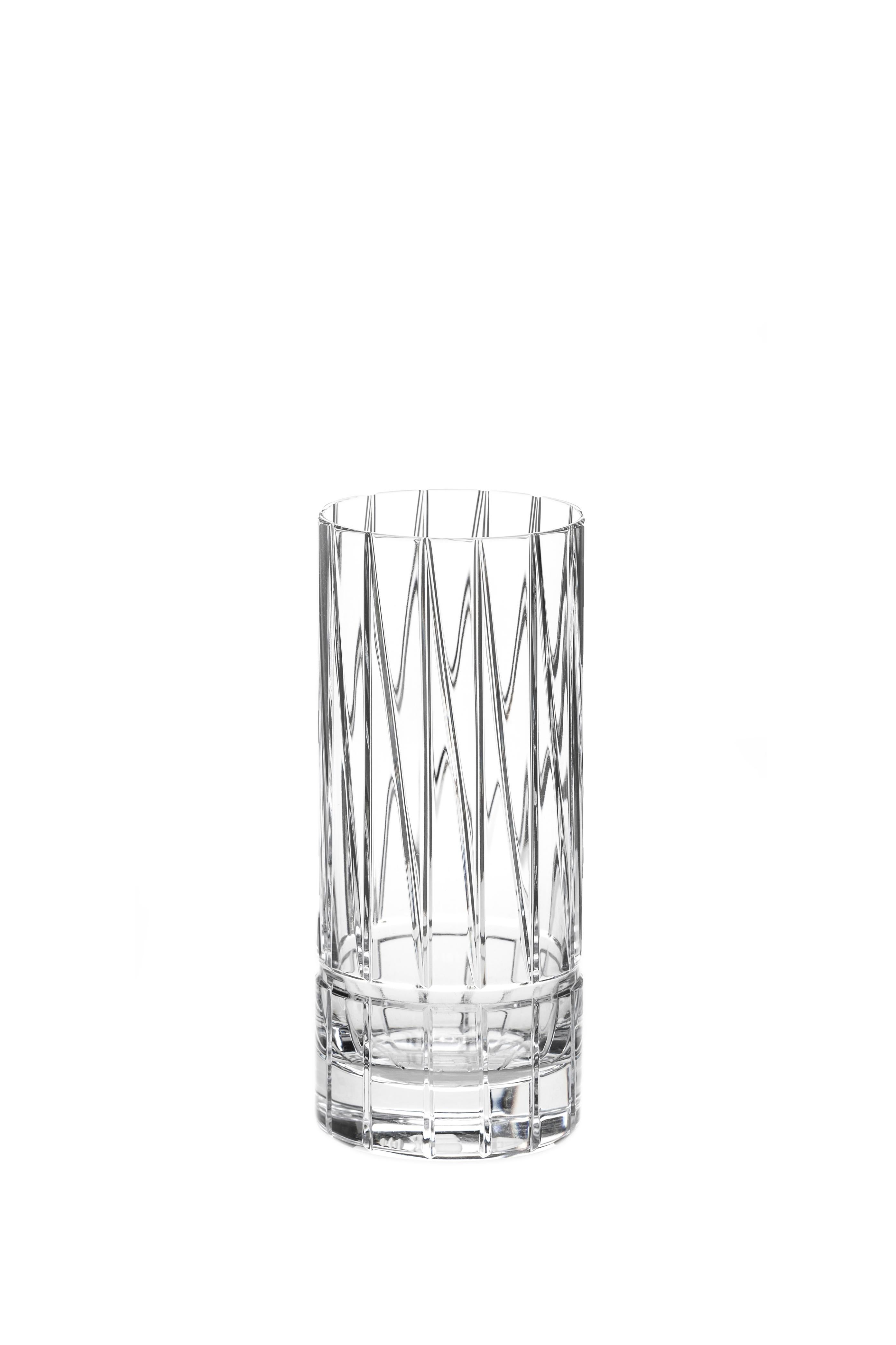 Scholten & Baijings Handmade Irish Crystal High Glass Elements Series CUT NO III In New Condition For Sale In Ballyduff, IE
