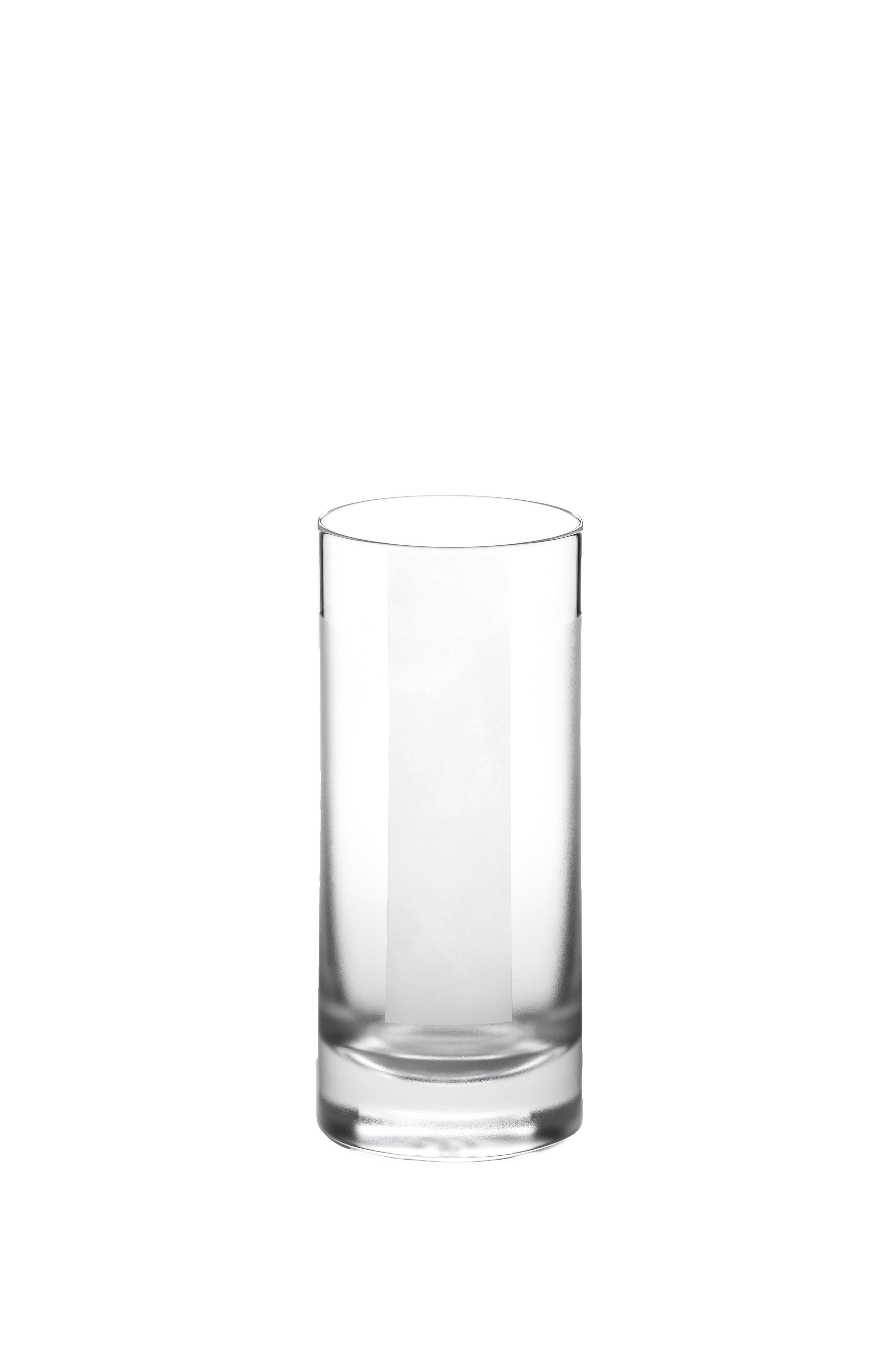 A high glass made by hand
A glass designed by Scholten & Baijings as part of our 'ELEMENTS' series.

The Collection: Elements
A rich canon of graphic markings defines the ELEMENTS series of lead crystal. Cuts and textures of varying depth and