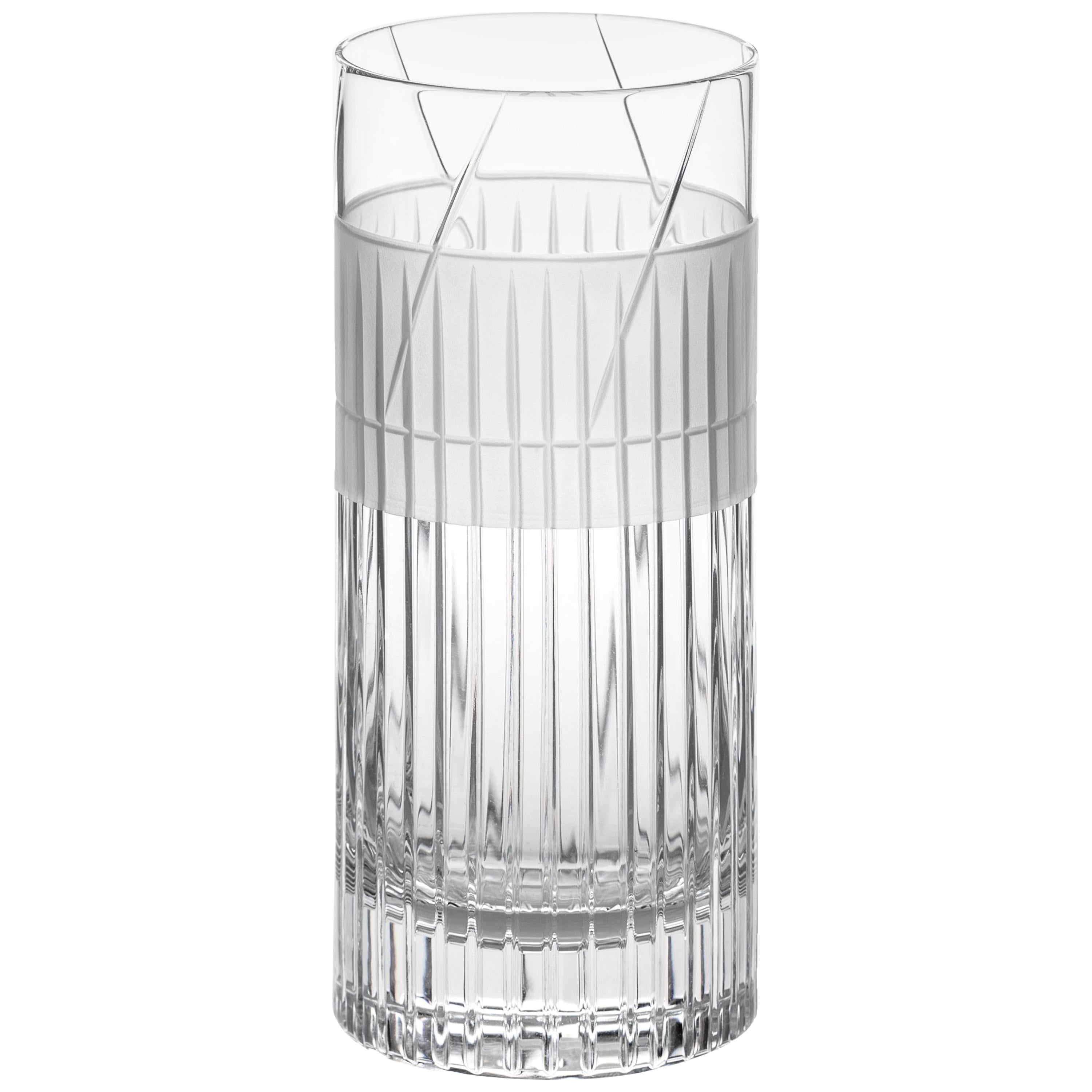 Scholten & Baijings Handmade Irish Crystal High Glass 'Elements' Series For Sale