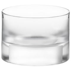 Scholten & Baijings Handmade Irish Crystal Low Glass 'Elements' Series Cut No II