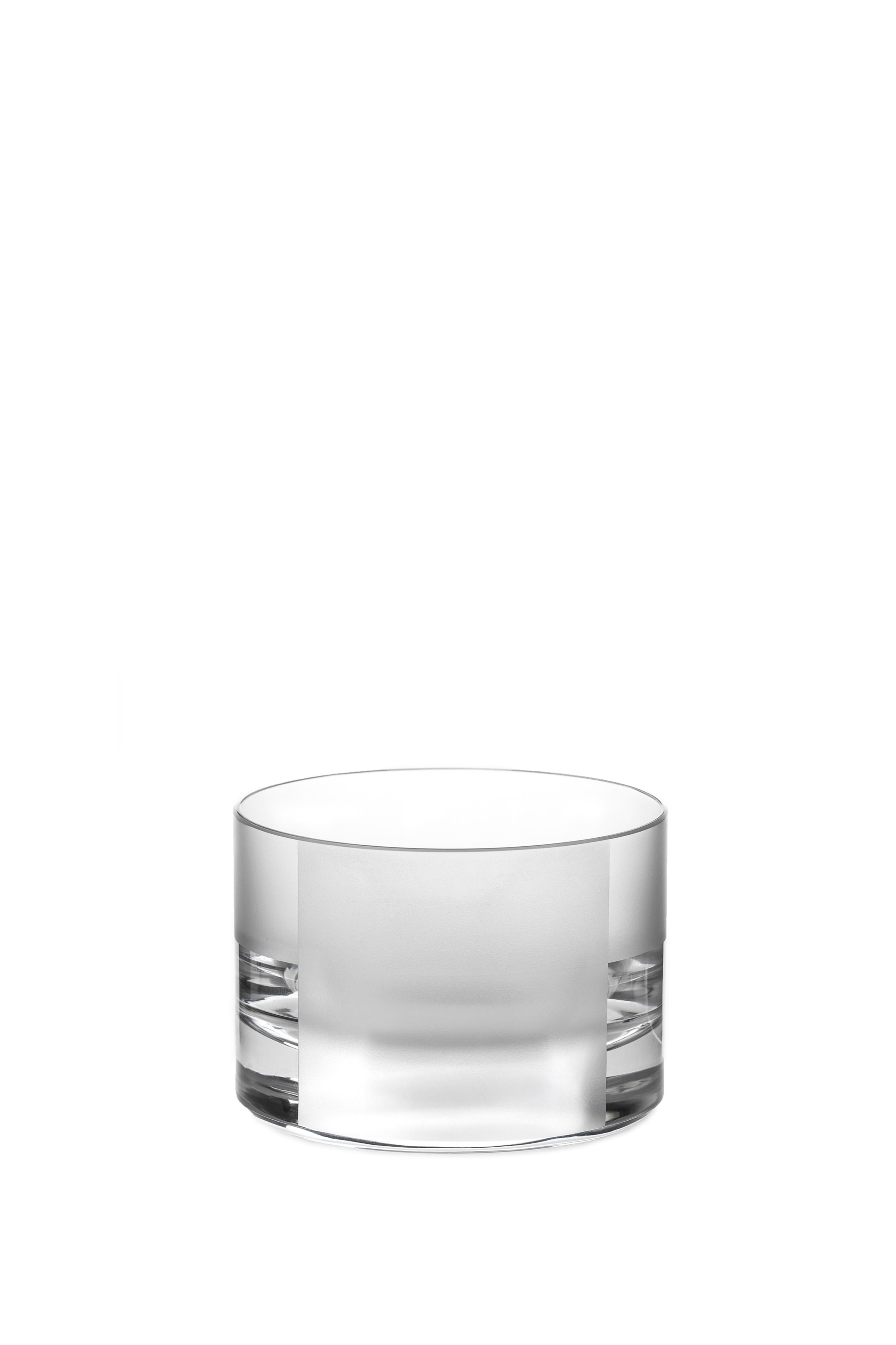 Scholten & Baijings Handmade Irish Crystal Low Glass 'Elements' Series For Sale 1