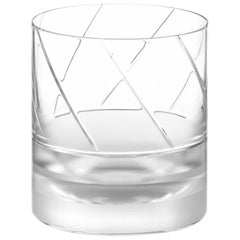 Éléments en cristal irlandais de Scholten & Baijings, fabriqués à la main, en verre de whisky taillé n° IV