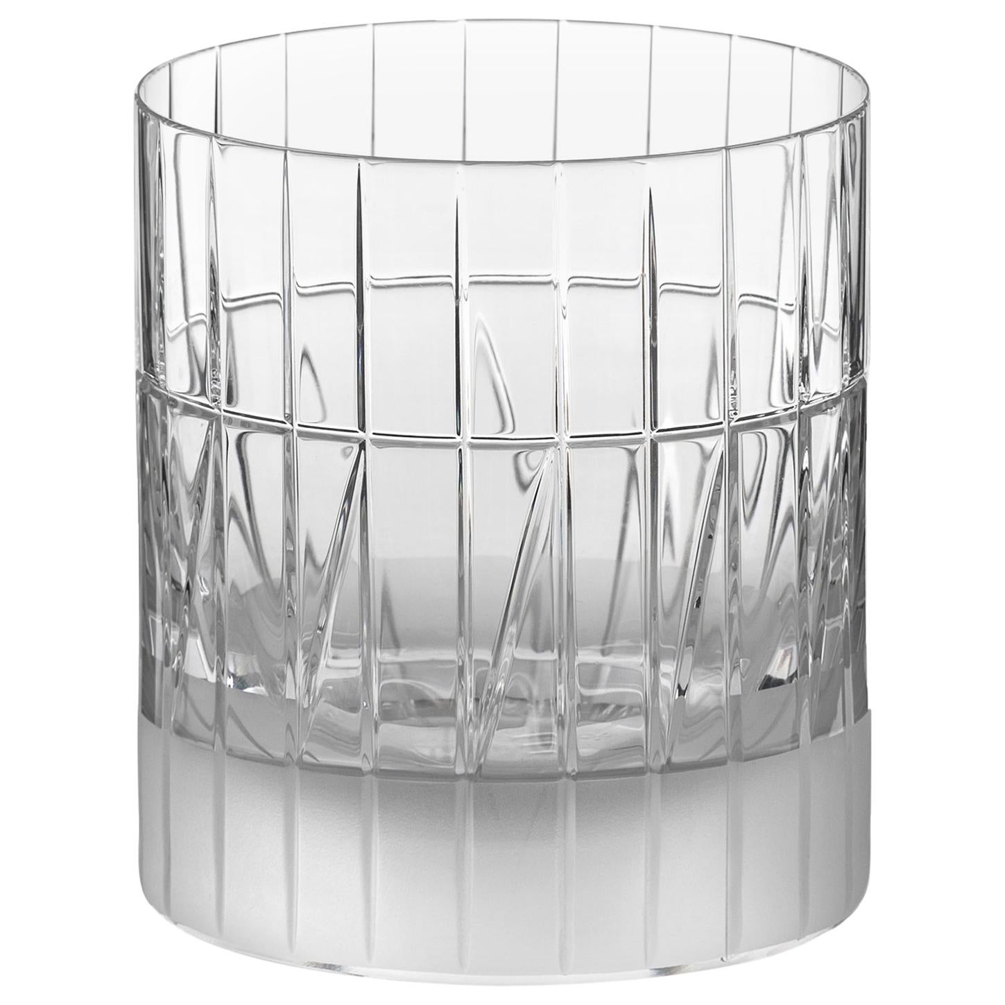 Scholten & Baijings Handmade Irish Crystal Whiskey Glass Elements CUT NO. VI For Sale
