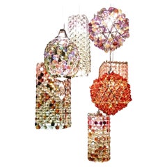 Schonbek 1870 x Swarovski Geometrix Matrix Multi-pendant Chandelier, Autriche.