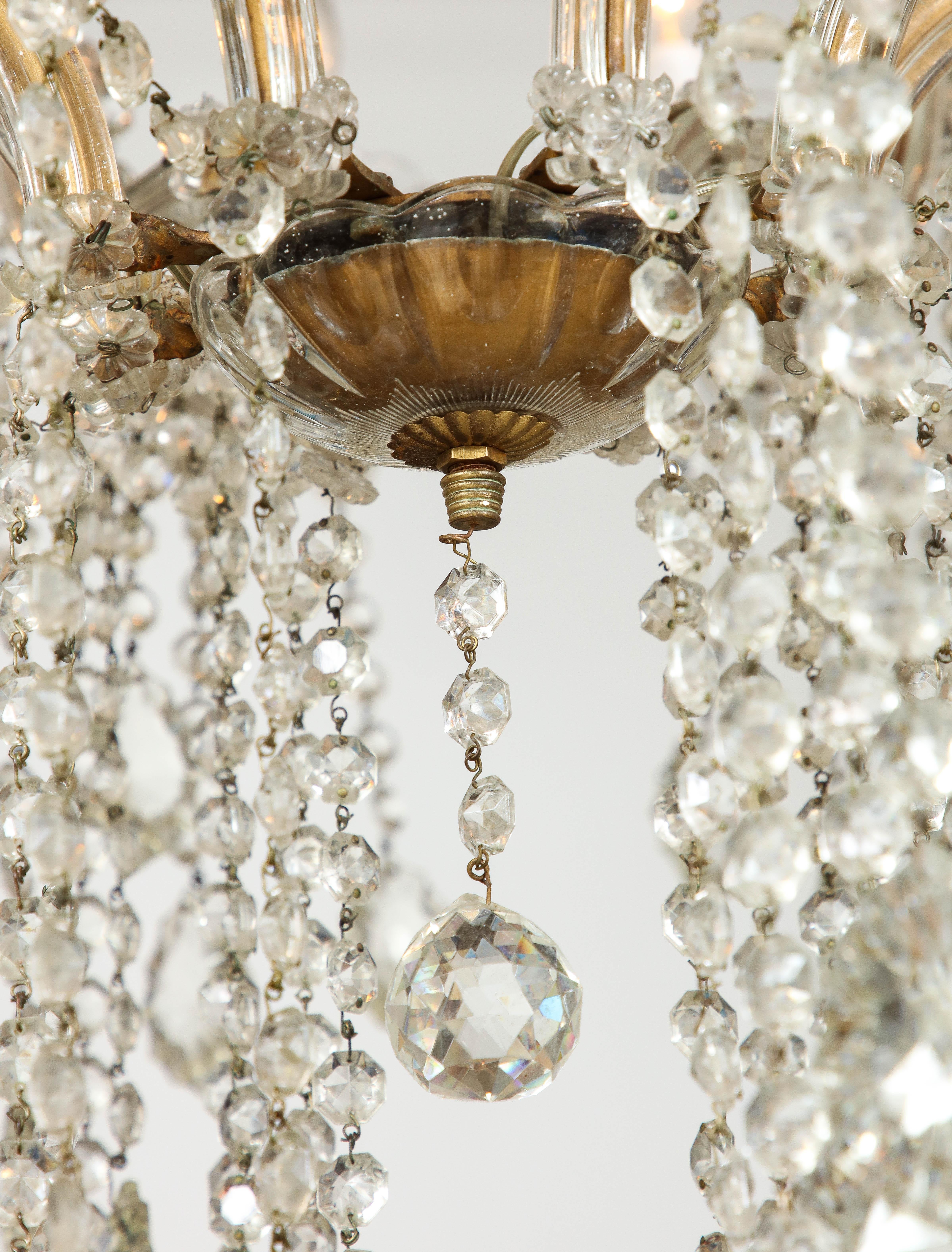 Schonbek Louis XVI Crystal Chandelier For Sale 3