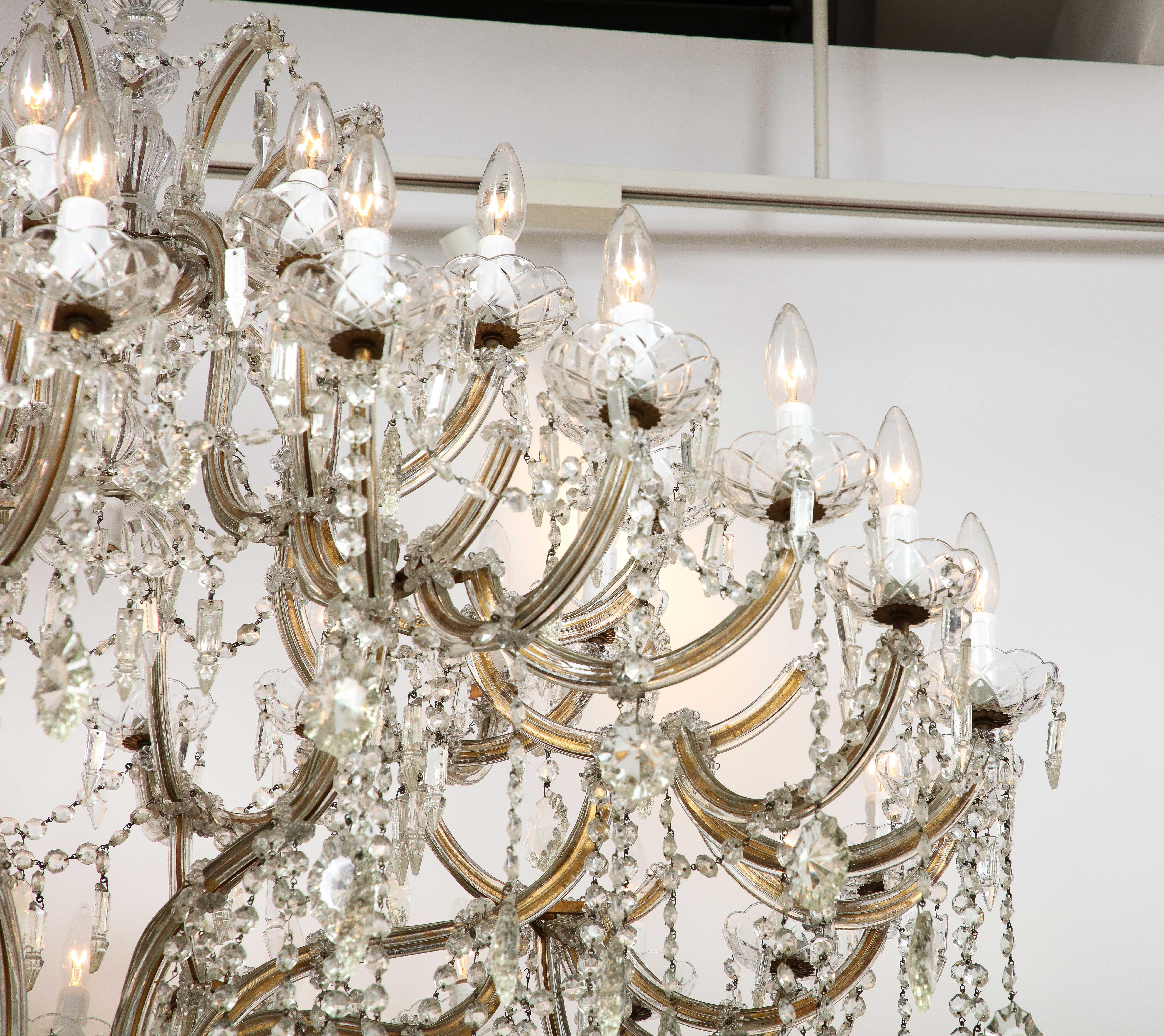 Schonbek Louis XVI Crystal Chandelier For Sale 5