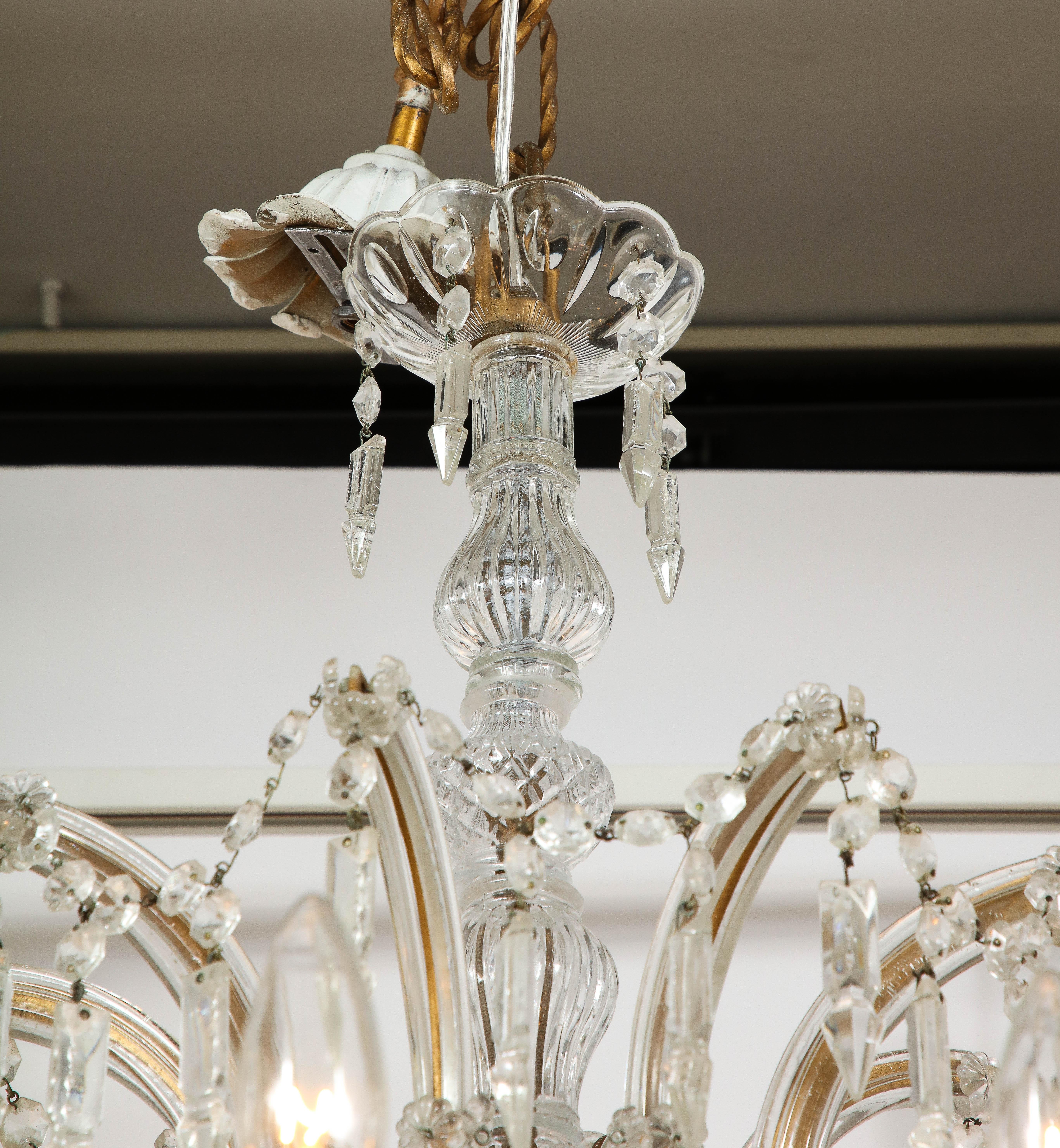 Américain Lustre Schonbek Louis XVI en cristal en vente