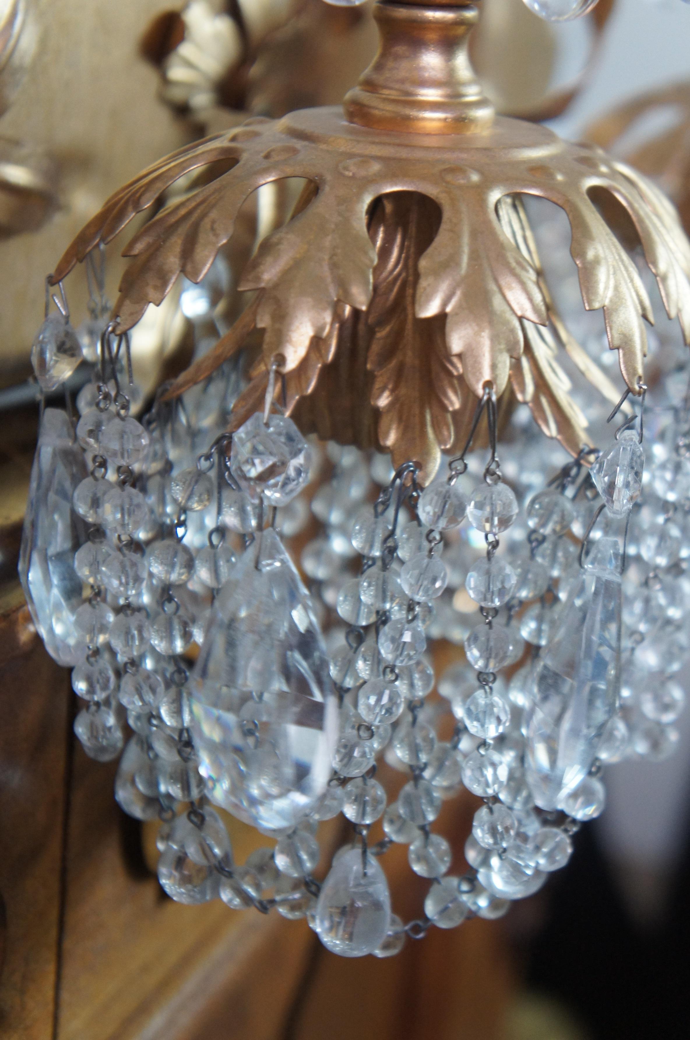 Schonbek Rondelle 2 Light Drop Crystal Wall Sconce Chandelier Vanity Light 2