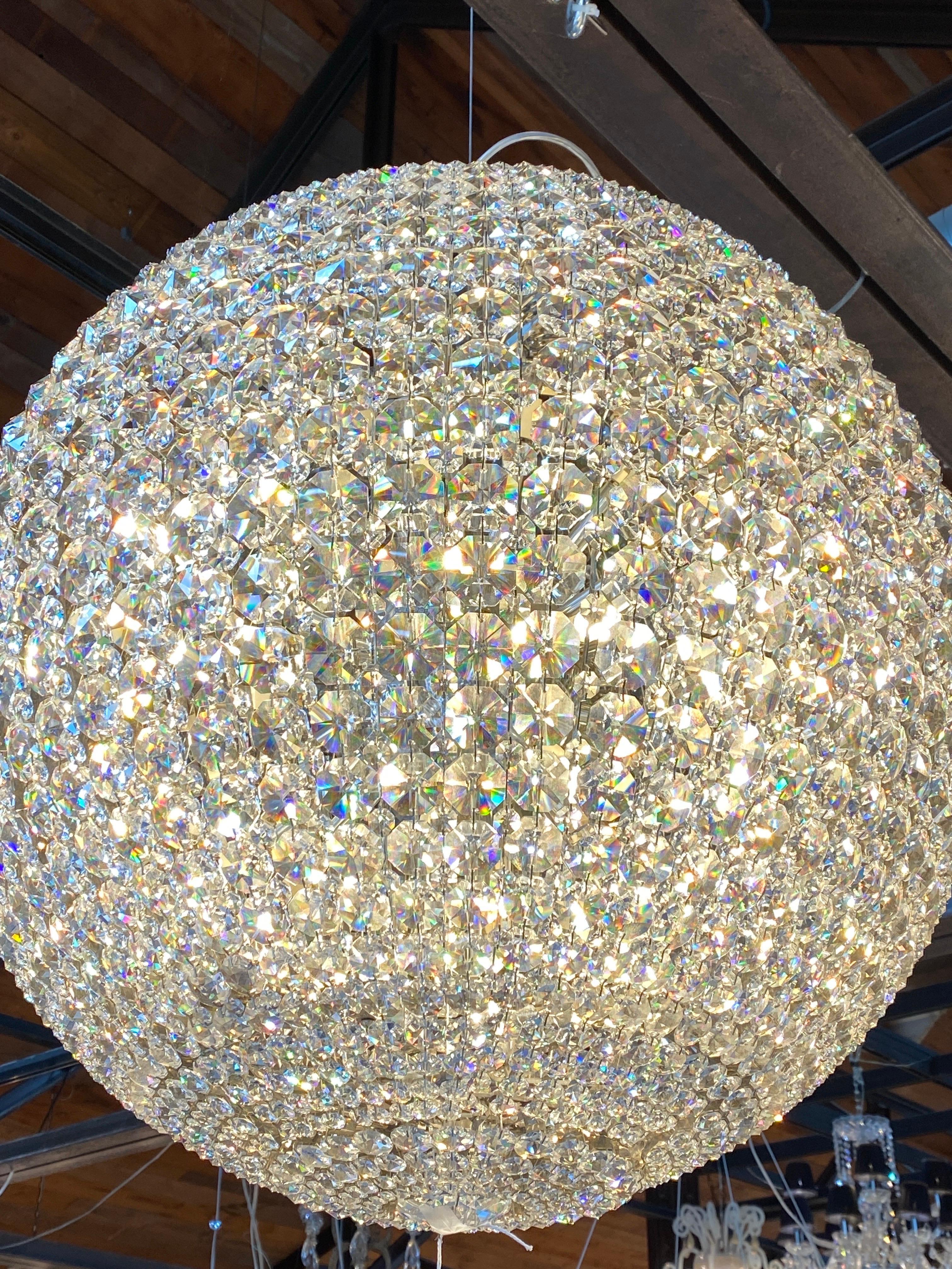 Schonbek Swarovski Crystal Chandelier 1