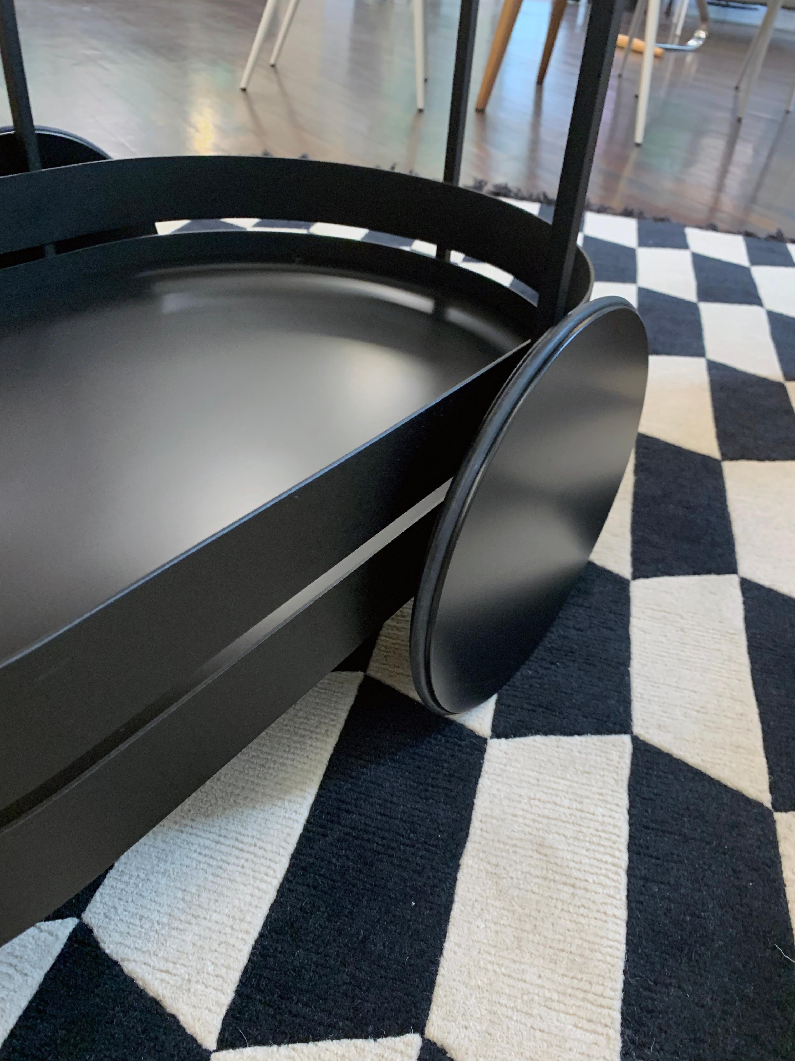 Modern Schonbuch Black Grace Trolley by Sebastian Herkner