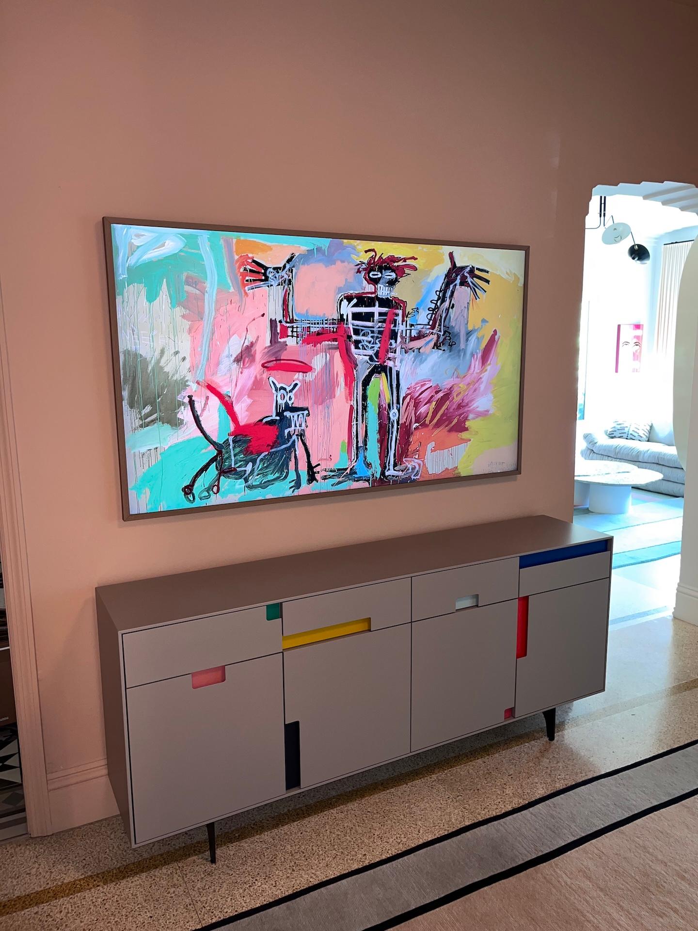 European Schonbuch Canvas Low sideboard by Christian Haas in STOCK For Sale