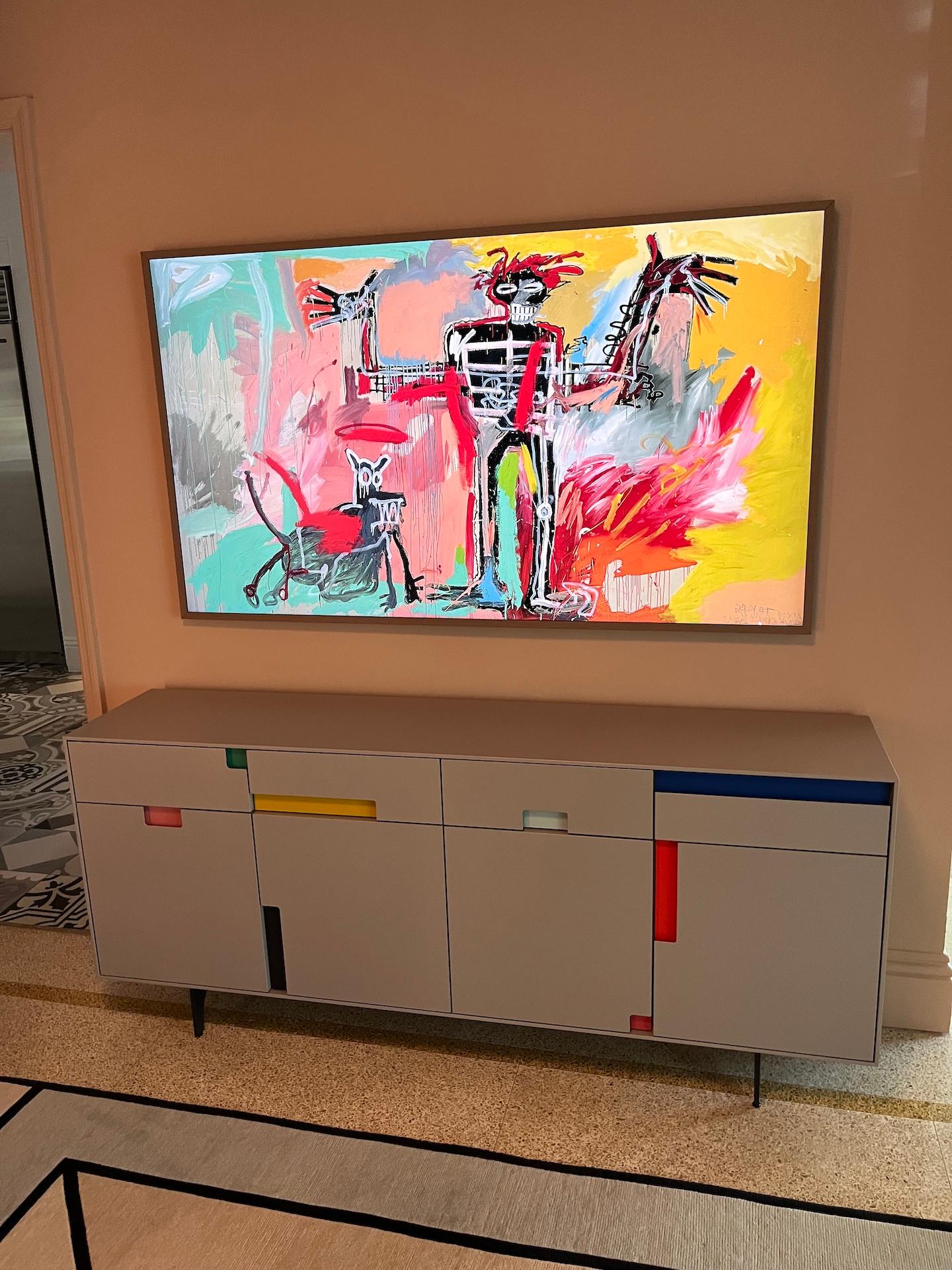 Schonbuch Canvas Low sideboard by Christian Haas in STOCK For Sale 1