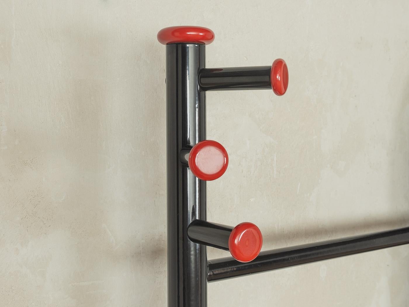 Metal Schönbuch Coat Rack and Mirror, 1970s Wardrobe For Sale