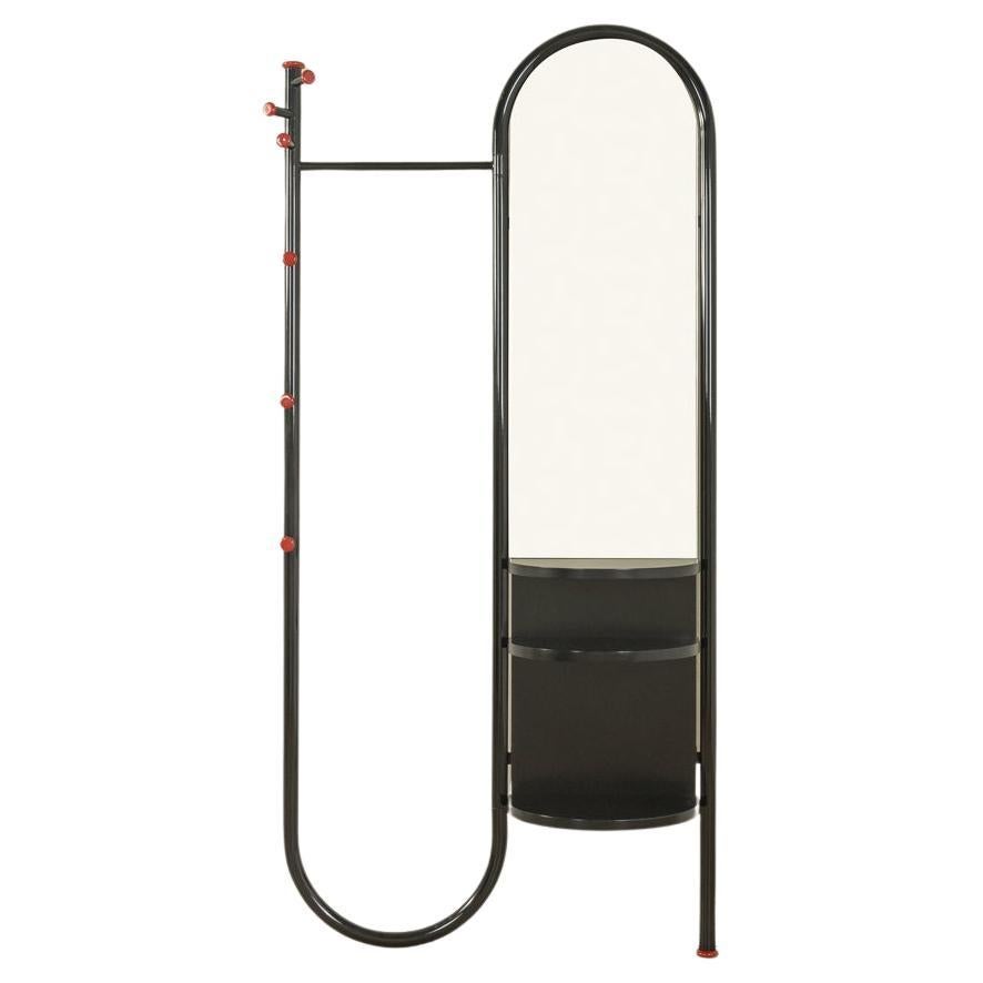 Schönbuch Coat Rack and Mirror, 1970s Wardrobe For Sale