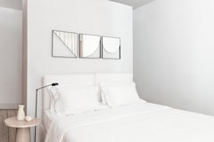 Espejo de pared cuadrado Schonbuch Geo de Bao-Nghi Droste