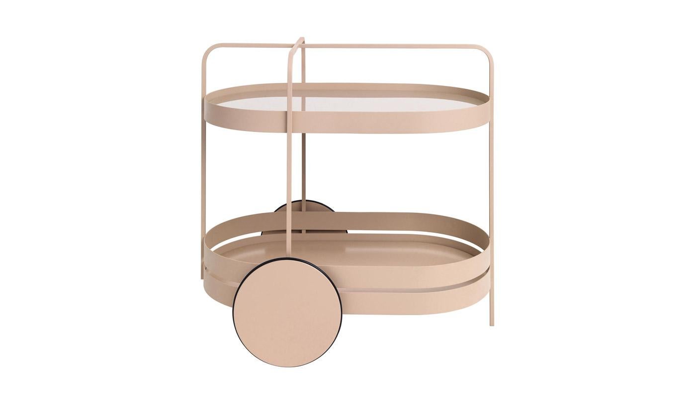 Schonbuch Grace Black Trolley by Sebastian Herkner For Sale 3