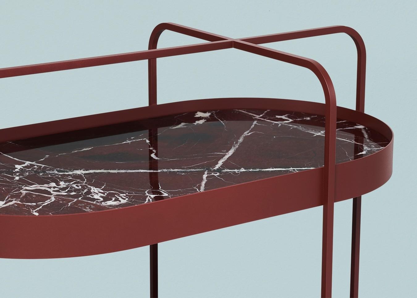 Chariot Schonbuch Grace en bois de rose par Sebastian Herkner en vente 3