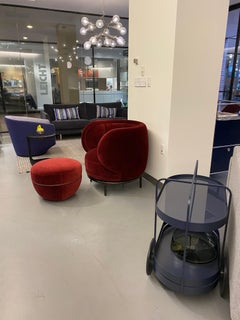 Schonbuch Night Blue Grace Trolley by Sebastian Herkner