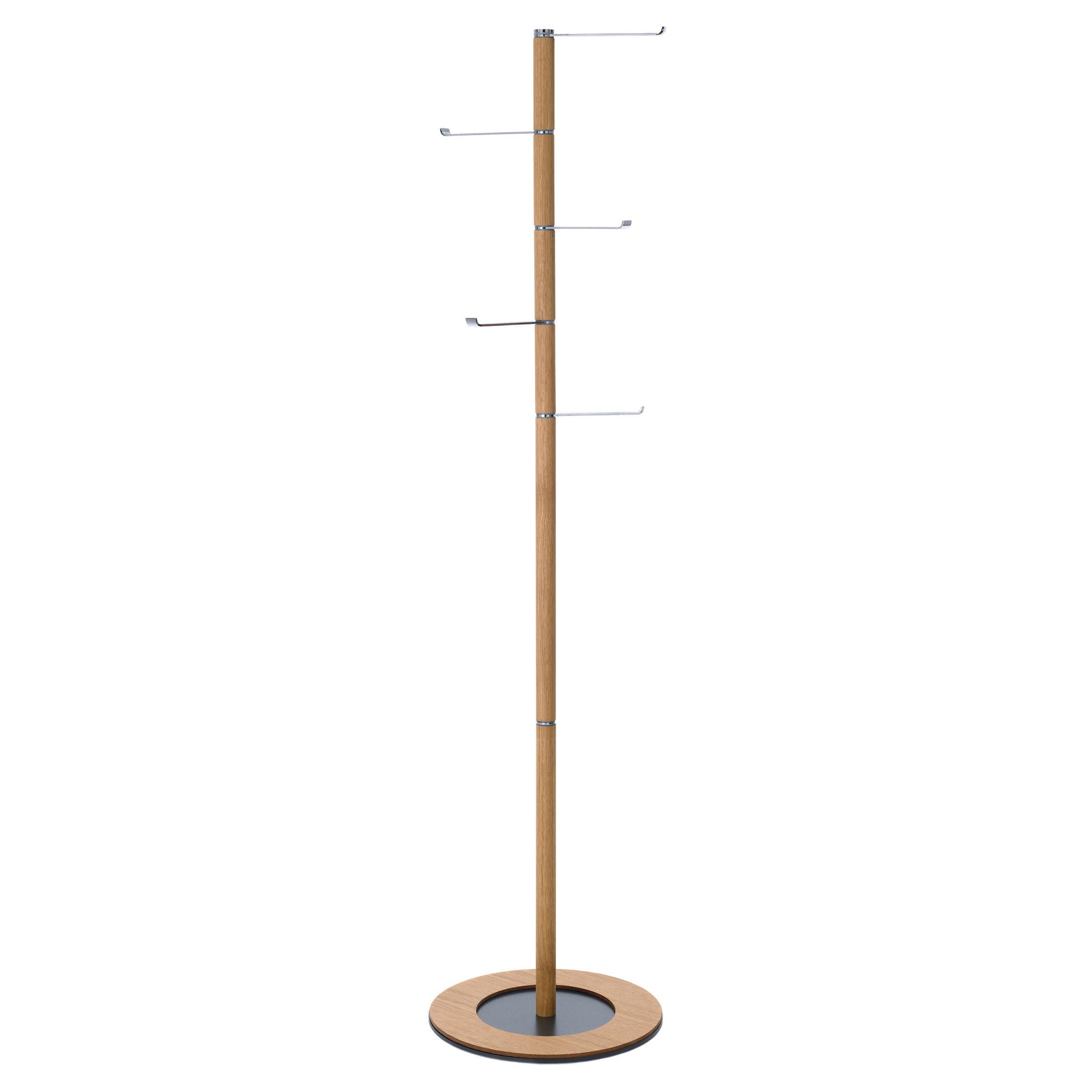Schönbuch Pivot Walnut Coat Stand by Jorge Pensi Designstudio