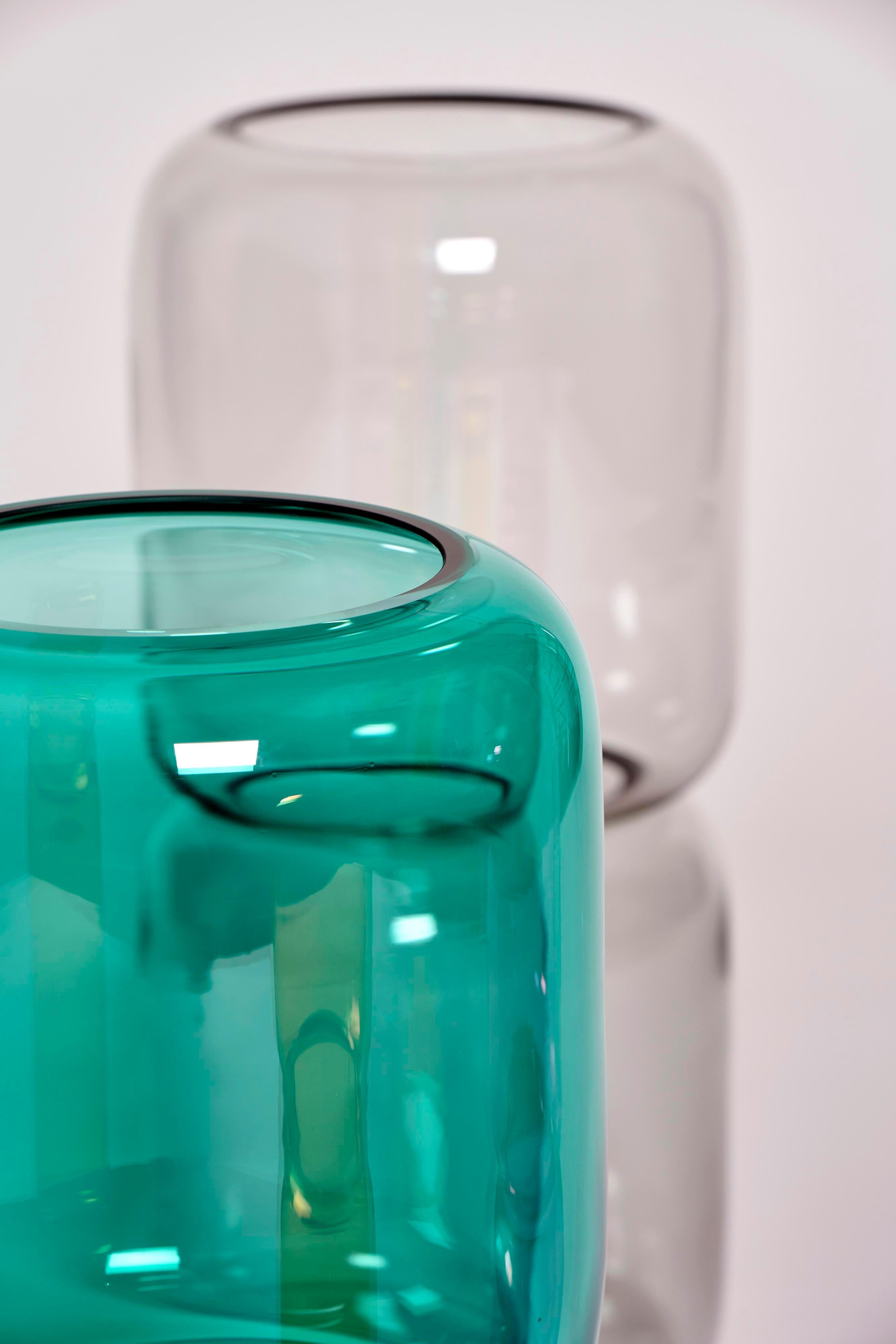 Contemporary Schonbuch Saro Glass Umbrella Stand Designed by Hanne Willmann