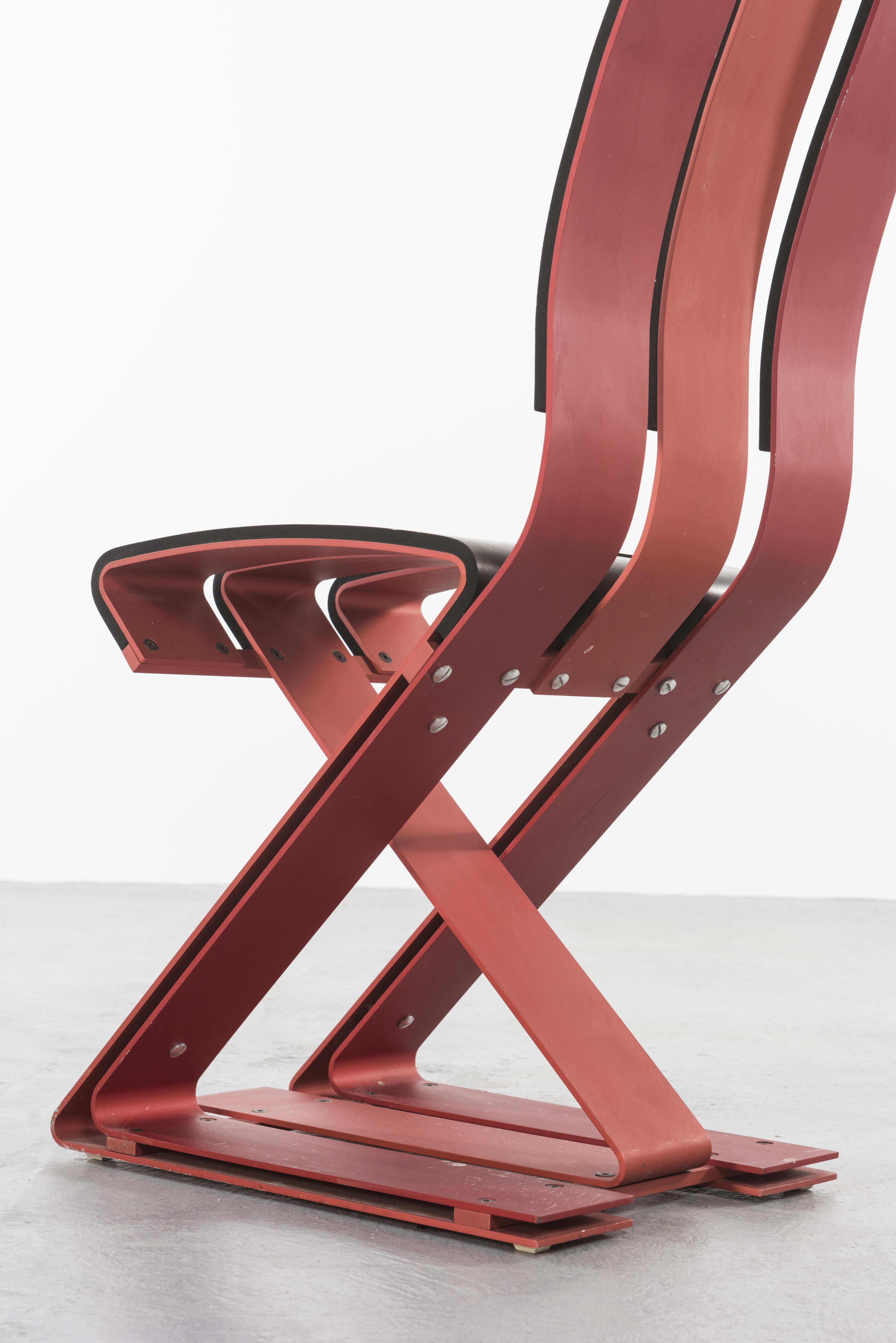 Aluminum School Chair by Ron Arad Produced by Vitra