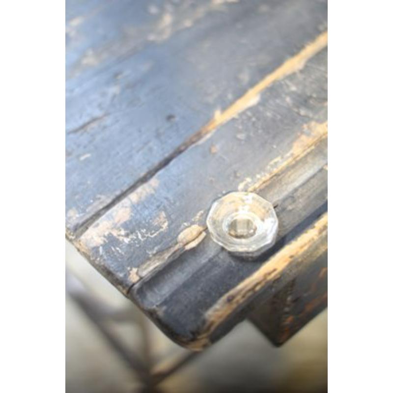 School Desk, 1900s

Vintage Design
Former double schoolboy small office with glass inkwells.

Additional information:
Materials: Wood
Color:  Black, brown
Design Period: 1890 to 1919
Year: 1900
Country of Manufacture: France
Style: Antique
Product