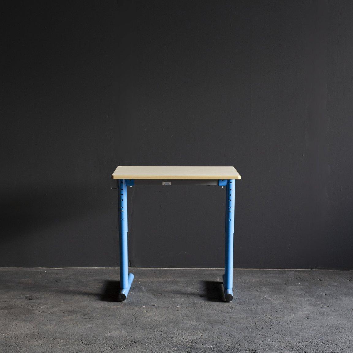 Japanese School Desk Set from French Institute of Japan, Tokyo For Sale