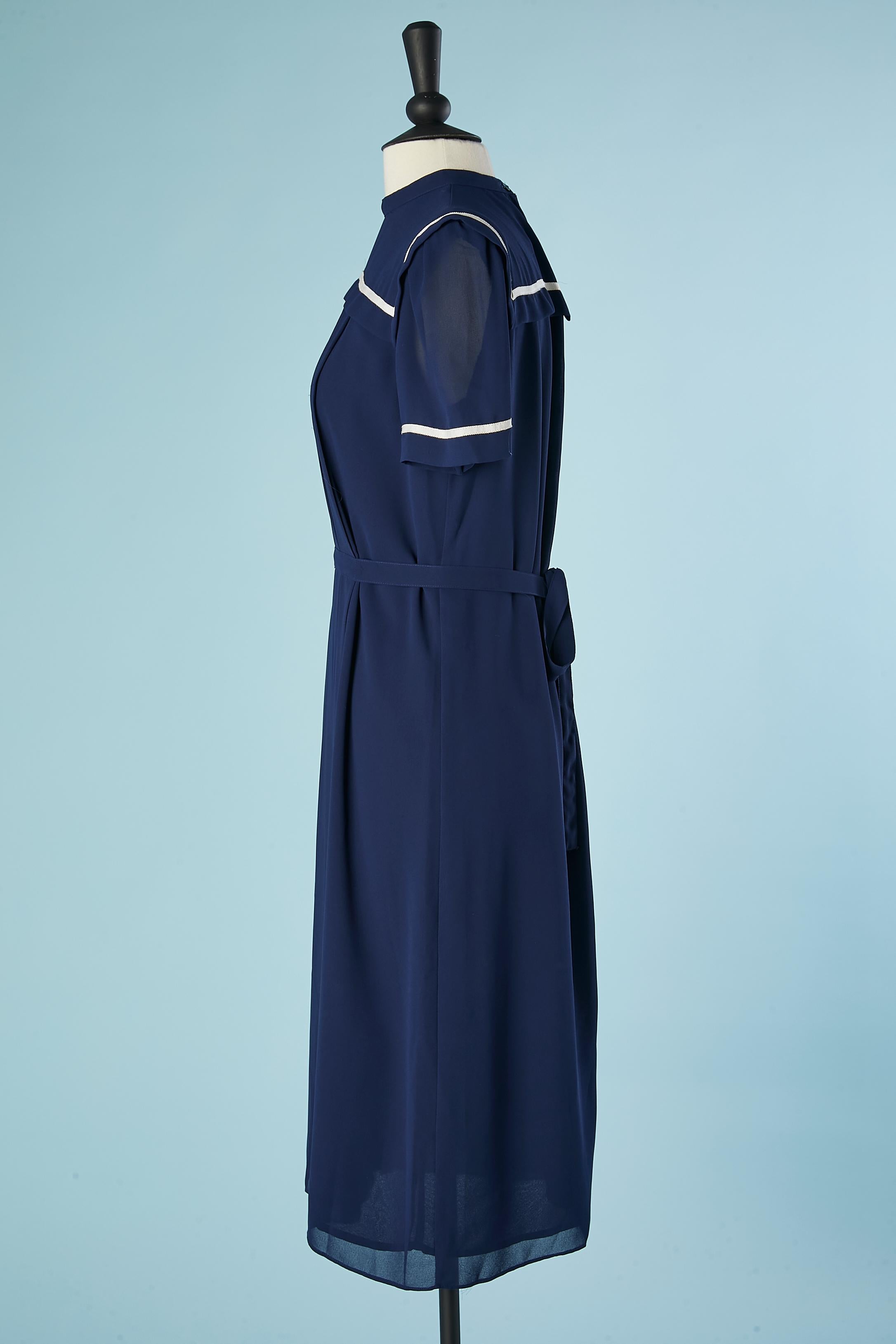 Robe de jour style « School girl » Pierre Cardin  Excellent état - En vente à Saint-Ouen-Sur-Seine, FR