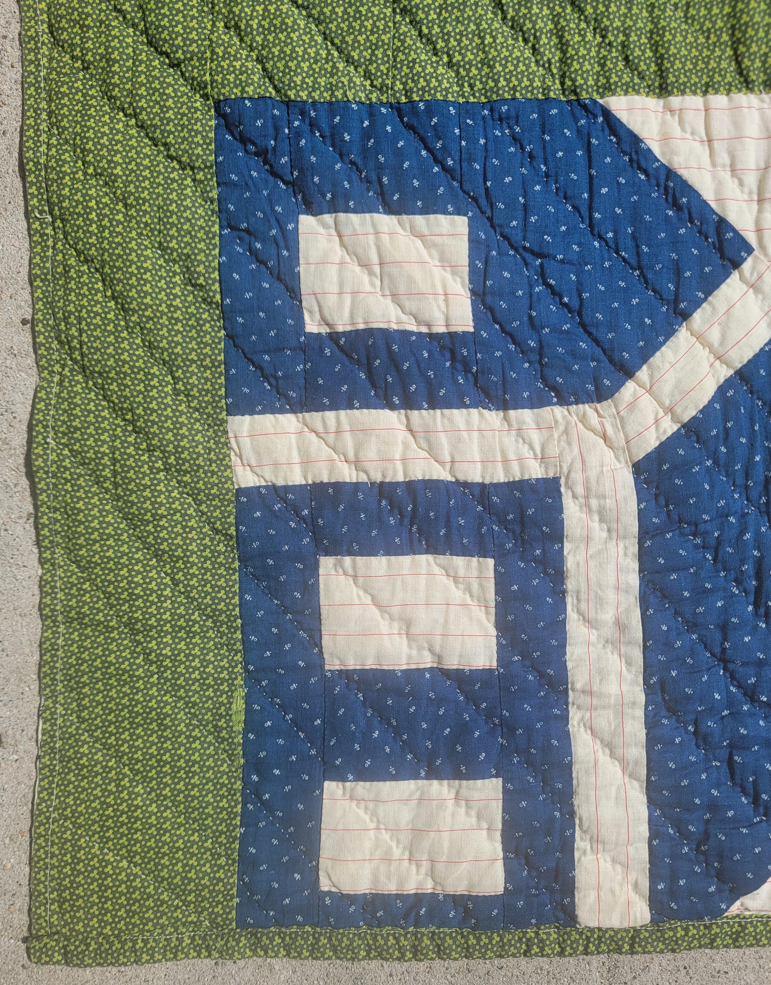 School House Quilt In Good Condition In Los Angeles, CA