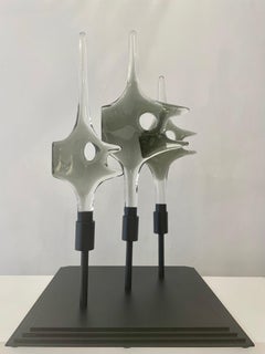 School of Fish Glass Sculpture Attributed to Livio Seguso, 1970s