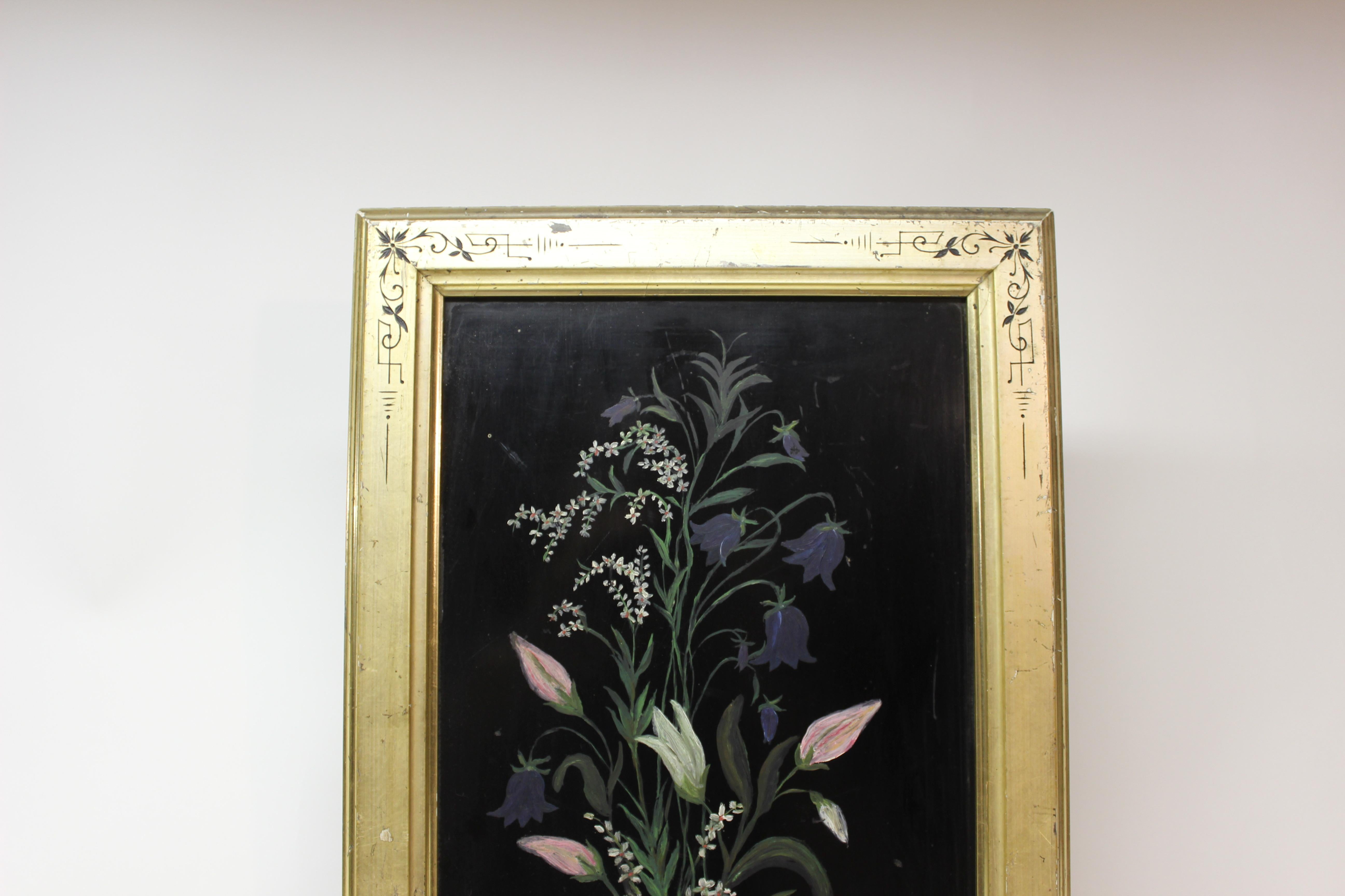 School of George Cochran Lambdin Late 19th Century Floral Still Life Oil on Boar For Sale 1