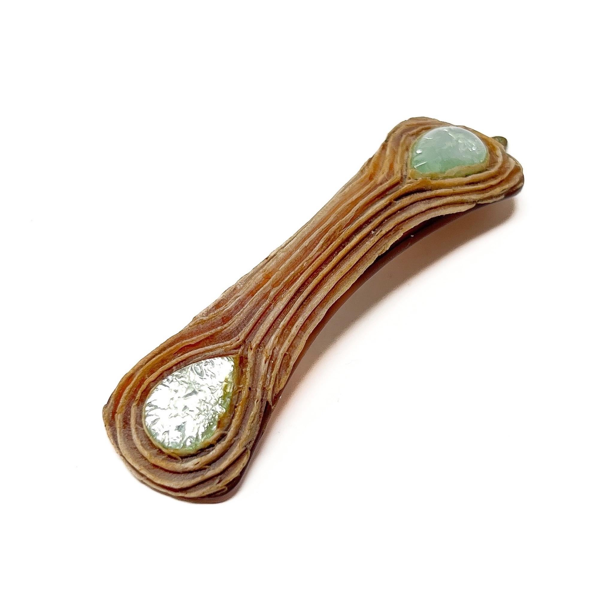 Barrette à cheveux Line Vautrin Vintage 1960s Talosel en vente 2