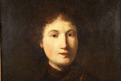 School of Rembrandt Oil on Canvas Portrait of a Young Noble
