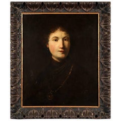 School of Rembrandt, Öl auf Leinwand, Porträt eines jungen Adels