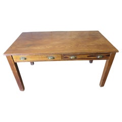 Antique School Teacher’s Pine Writing Table