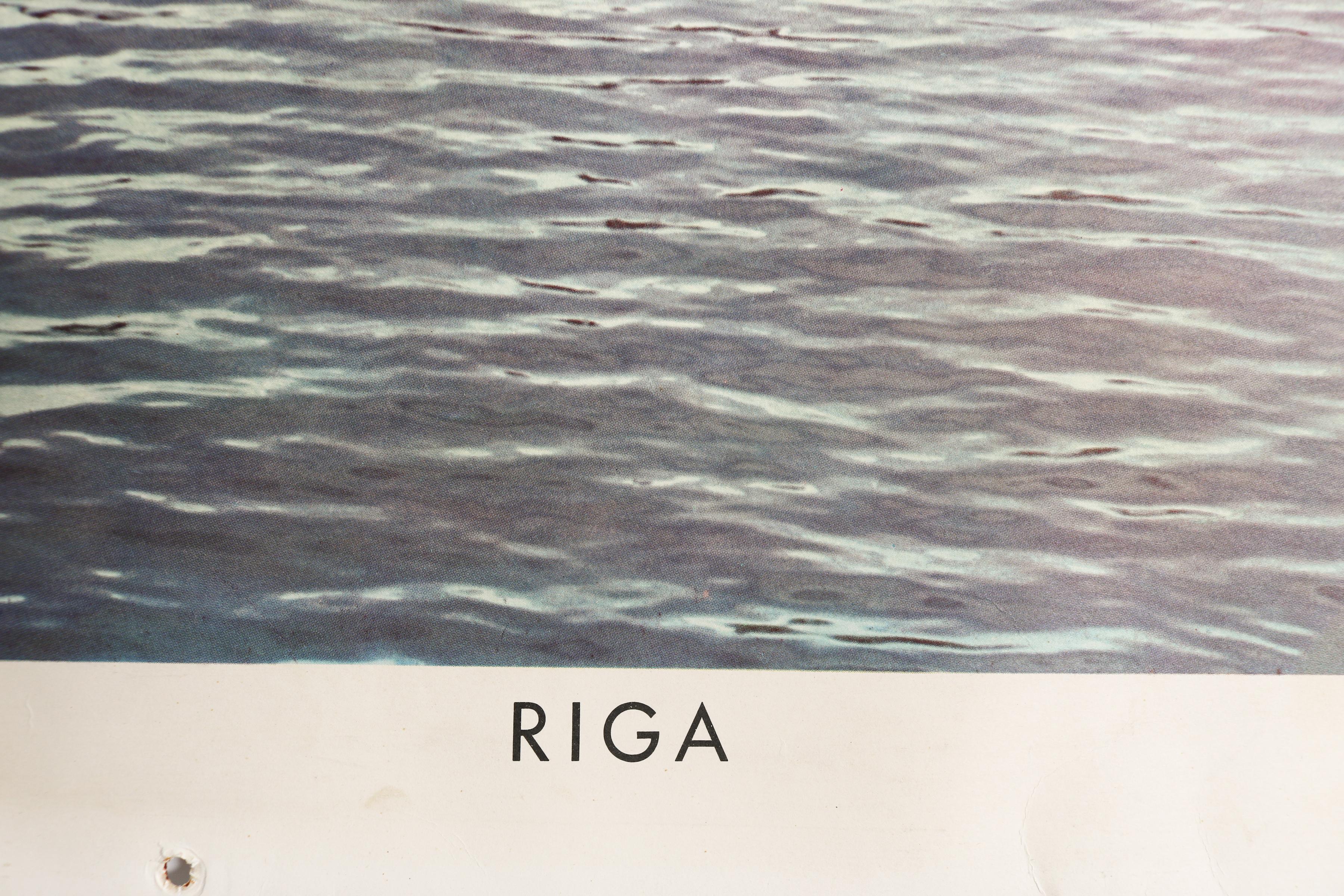School wall Chart, City of Riga For Sale 2